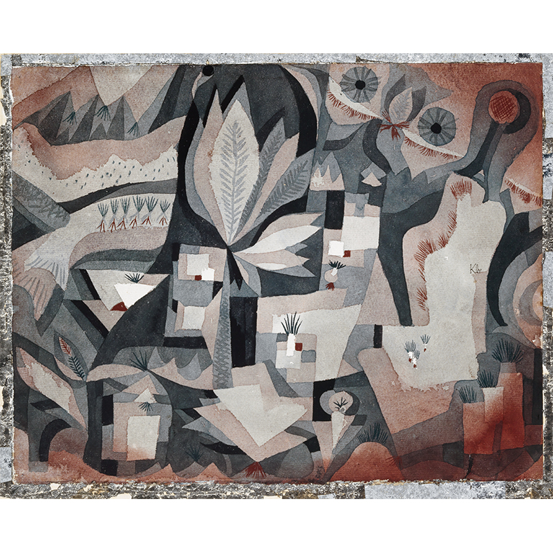 Πίνακας σε καμβά Dry cooler garden by Paul Klee
